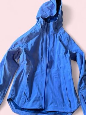 The North Face Women's Light Blue Hooded Softshell Jacket